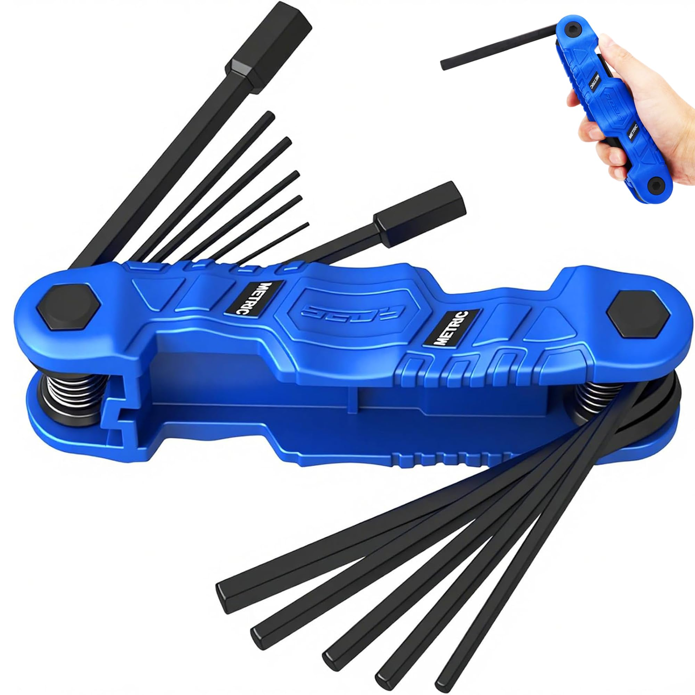 Hex Key Set Metric Folding Holder product photo