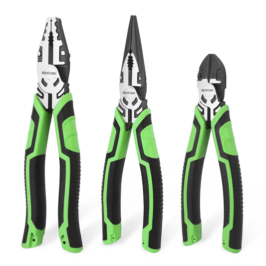 Pliers Set 3-piece 3-piece (8" tongue+groove, 8" linesman, 6" diagonal) product photo